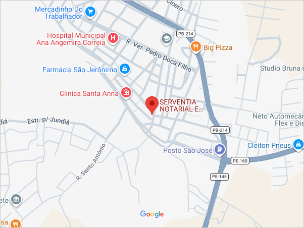 Localização no mapa